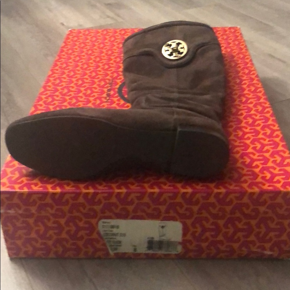 Tory Burch Softy Suede Boots - Picture 2 of 8